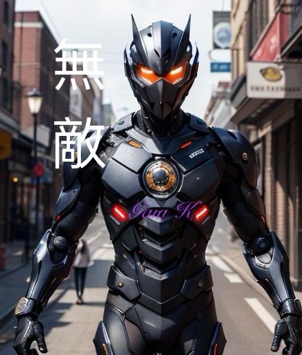 Image of Ai Wu Di Chao Ren, a powerful superhero with a bold and dynamic appearance, perfect for fans of action-packed adventures.