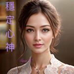 Beautiful woman with calm and steady demeanor in Ai穩定心神美女 image