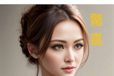 Beautiful woman looking surprised in an AI technology concept - AI驚喜美女